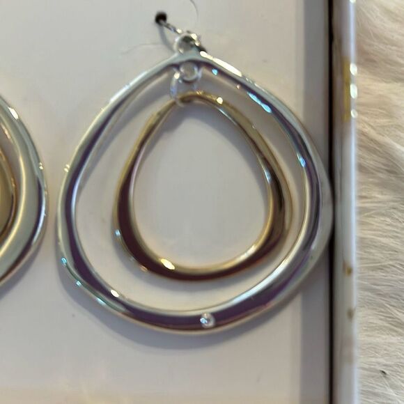 Robert Lee Morris Double Hoop Earrings NWT - Picture 5 of 5